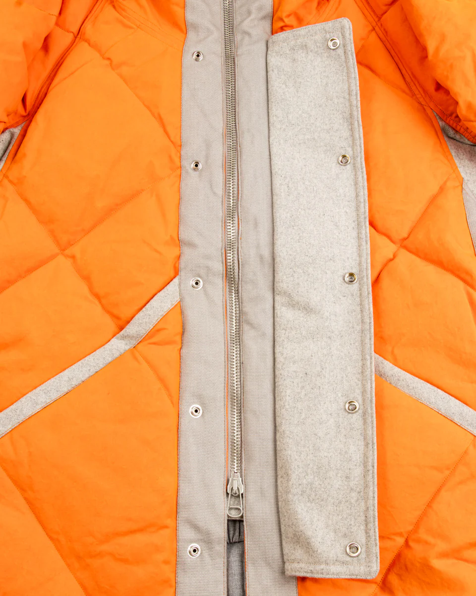 Lander Down Coat - Lava Halley Stevenson "Military Finish" Waxed Cotton 21 Lander Down Coat - Lava Halley Stevenson "Military Finish" Waxed Cotton