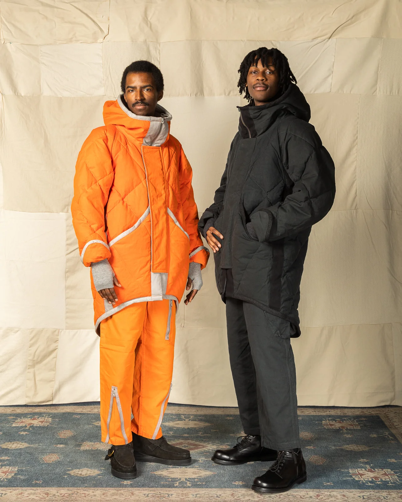 Lander Down Coat - Lava Halley Stevenson "Military Finish" Waxed Cotton 8 Lander Down Coat - Lava Halley Stevenson "Military Finish" Waxed Cotton