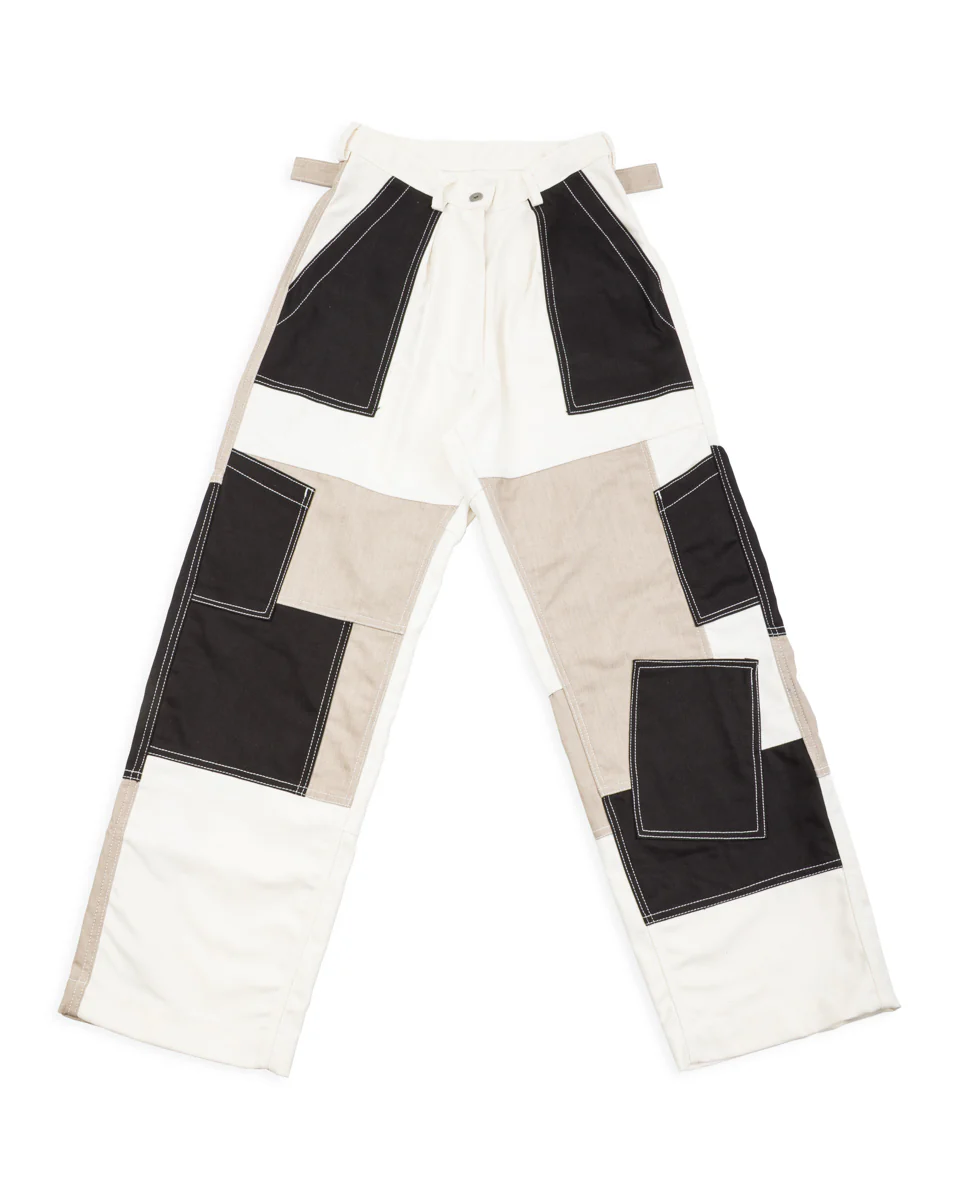 Unisex Freedom Flight Trouser - White/Black 1 Unisex Freedom Flight Trouser - White/Black