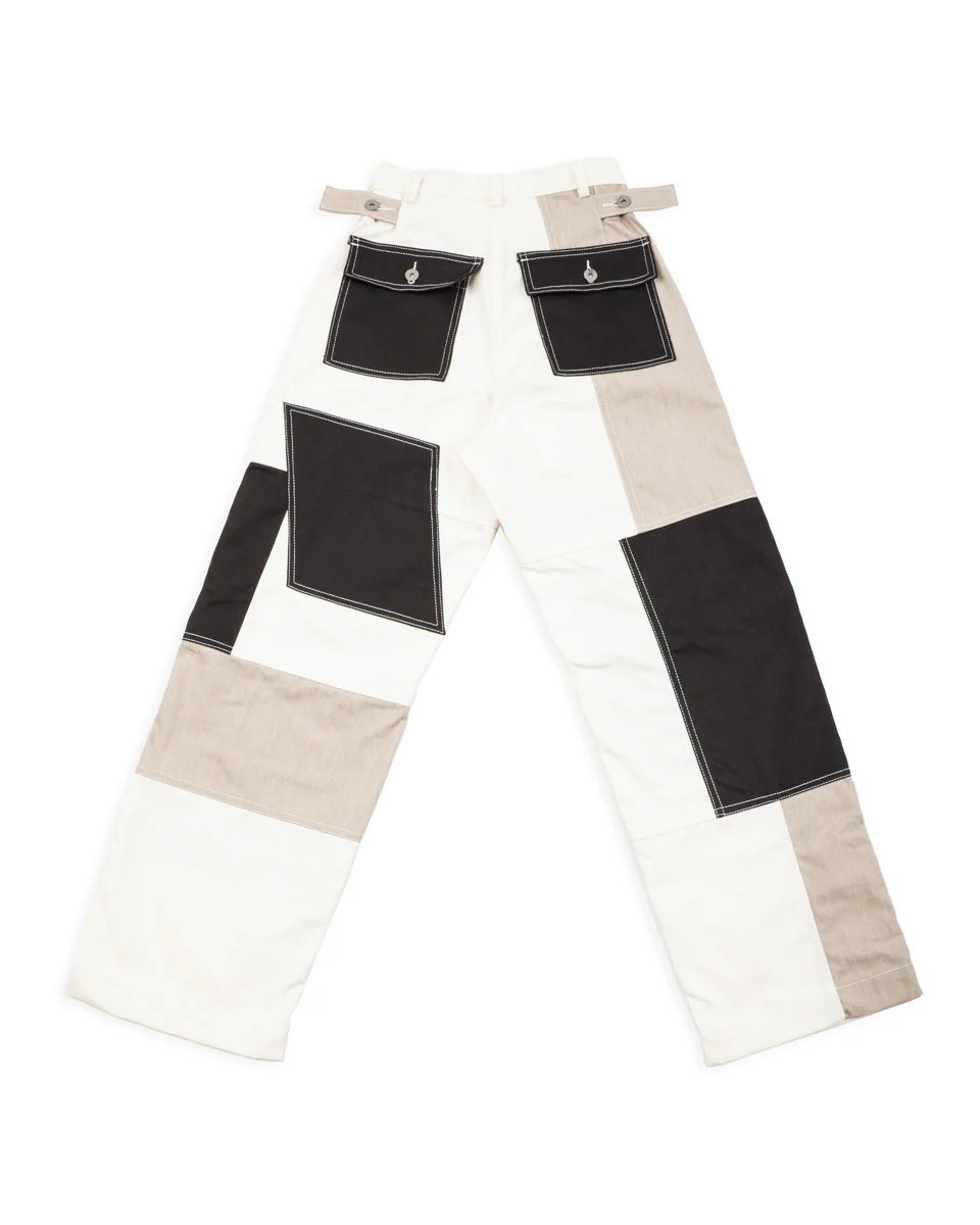Unisex Freedom Flight Trouser - White/Black 2 Unisex Freedom Flight Trouser - White/Black