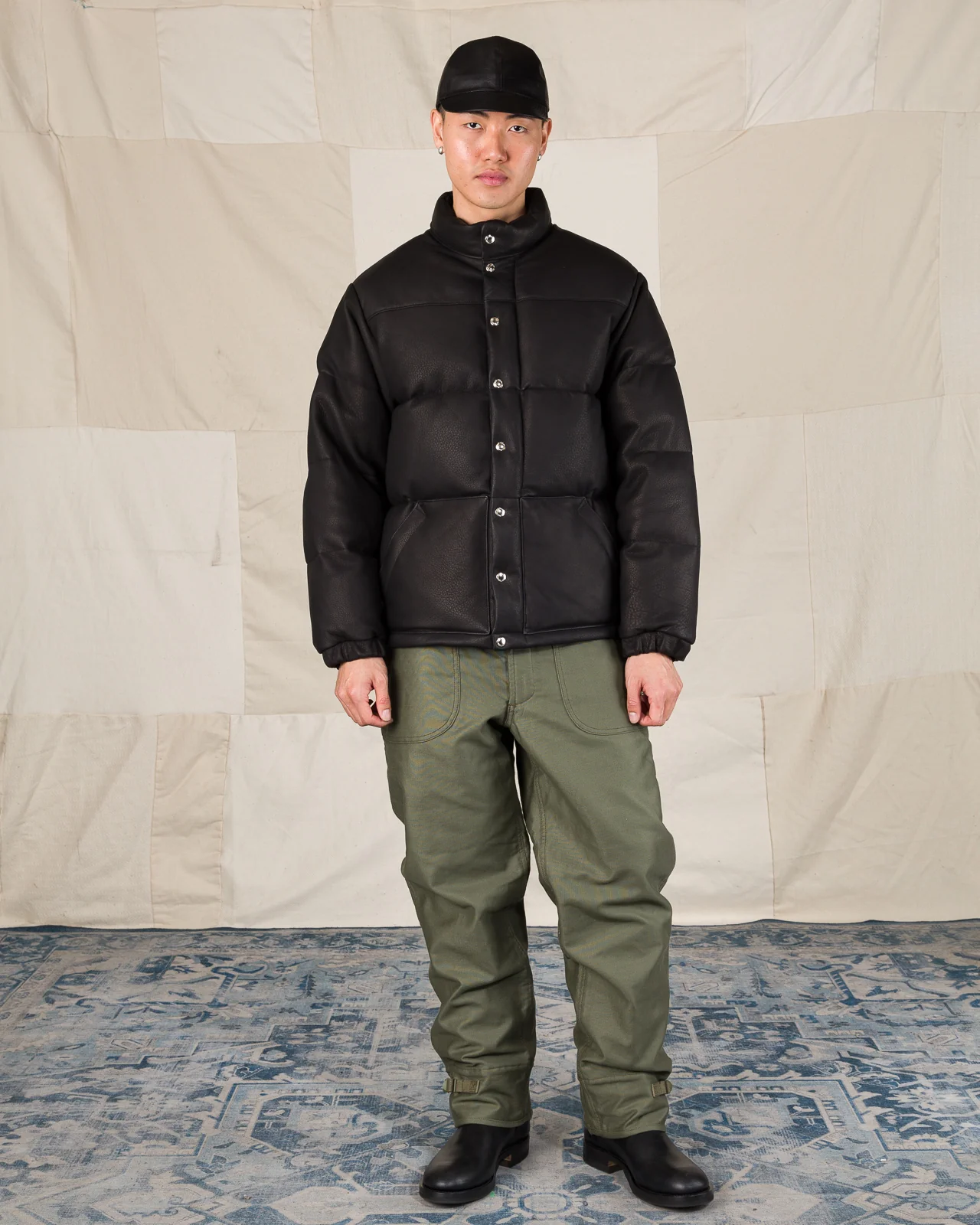 Deerskin Down Jacket - Black 3 Deerskin Down Jacket - Black