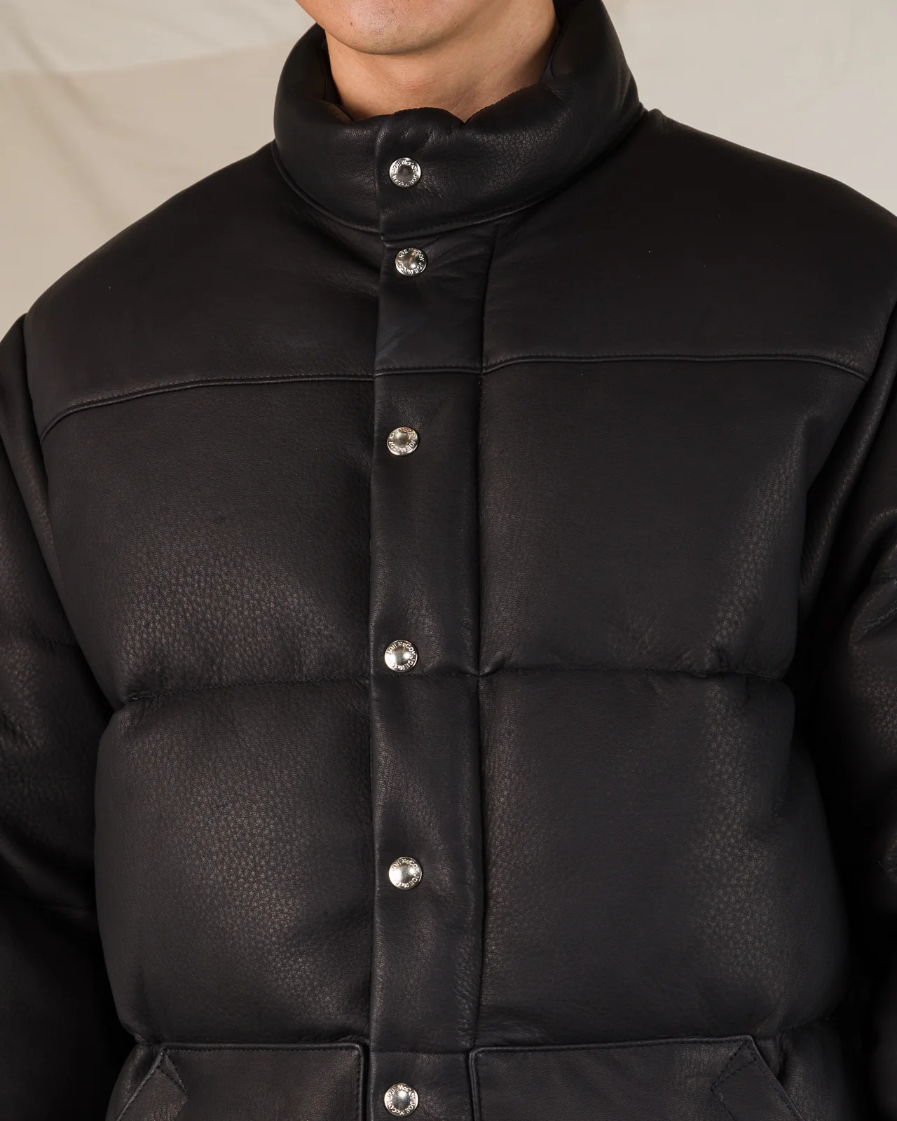 Deerskin Down Jacket - Black 4 Deerskin Down Jacket - Black