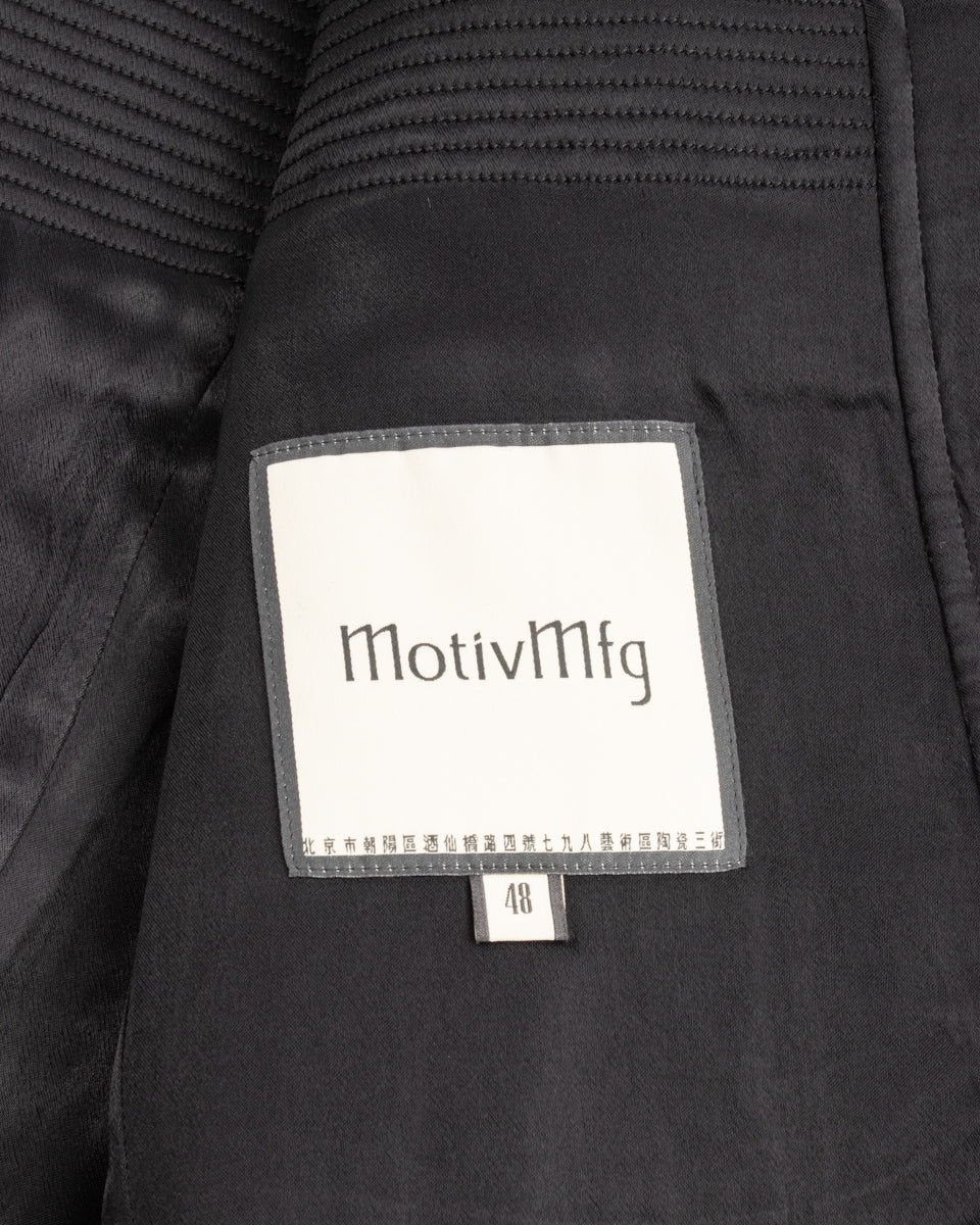 Platica Peacoat - Black Mallelieus Vintage Velour Overcoating 14 Platica Peacoat - Black Mallelieus Vintage Velour Overcoating
