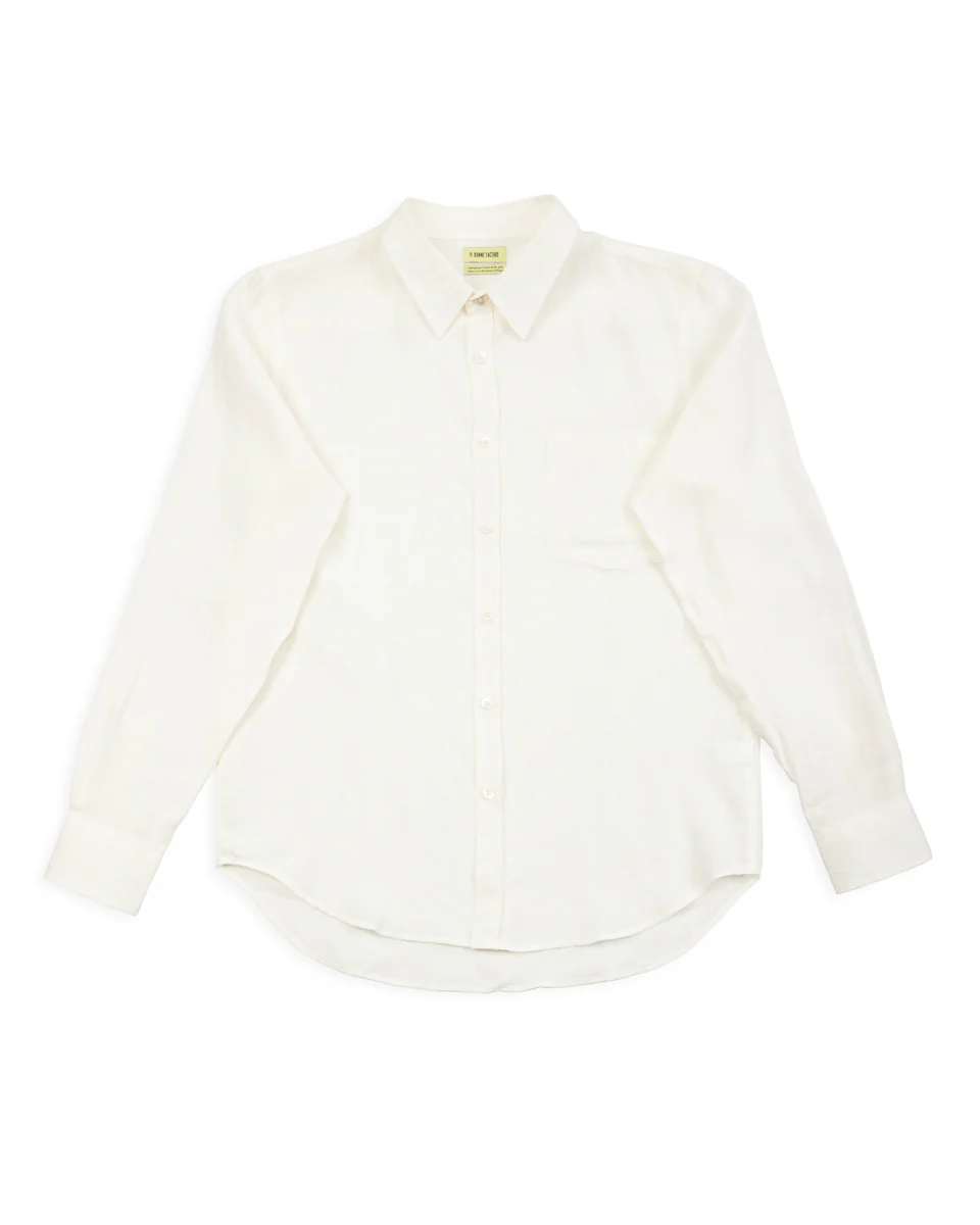 Essential Shirt - Off White Belgian Light Linen