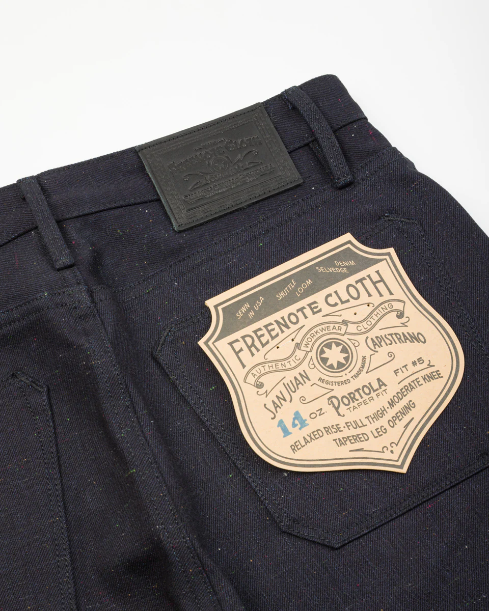 Portola Classic Taper - 14oz Raw Fleck Denim 11 Portola Classic Taper - 14oz Raw Fleck Denim