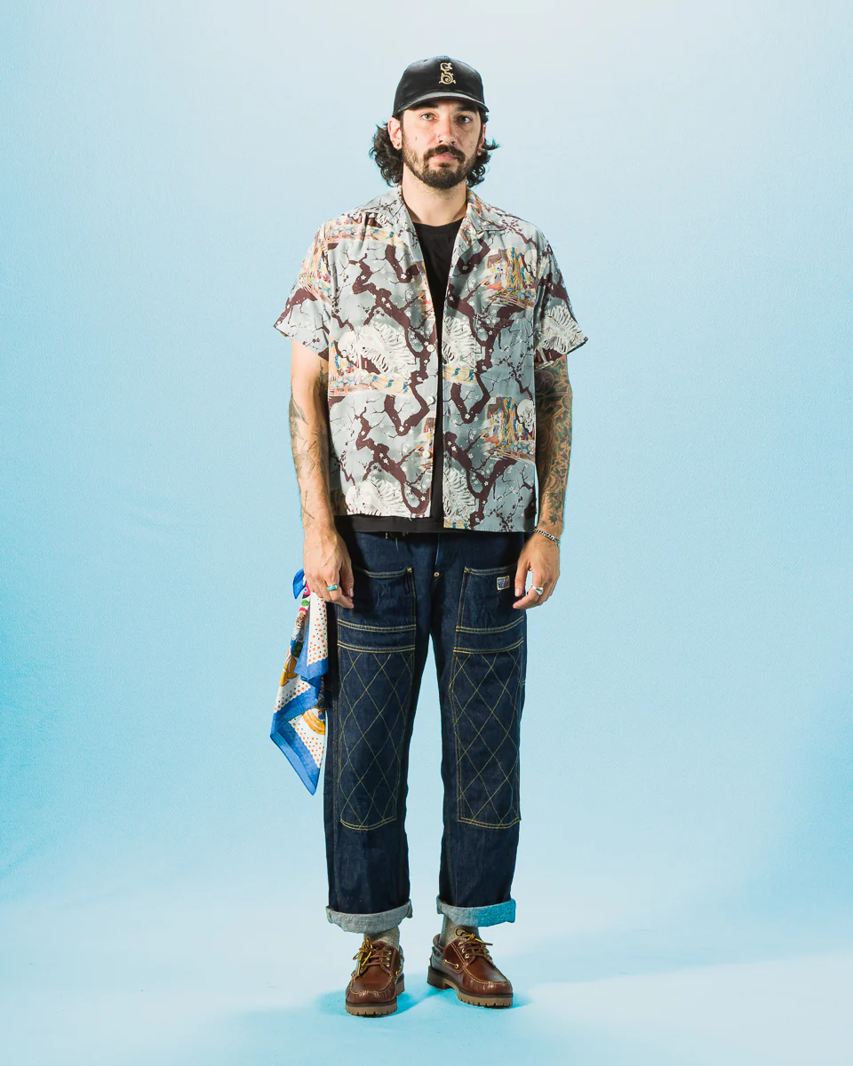 Hawaiian Shirt - Light Blue Skeleton 3 Hawaiian Shirt - Light Blue Skeleton
