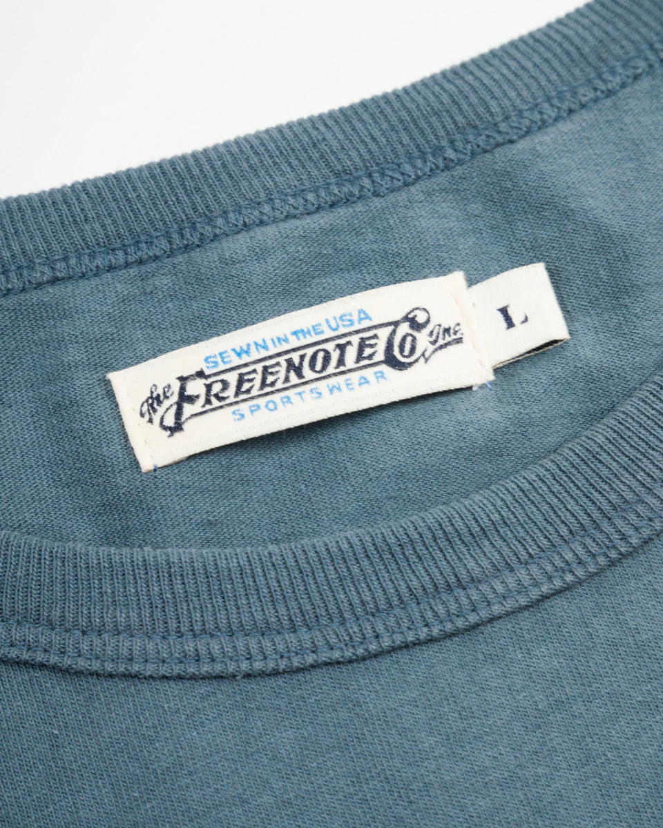 9oz Pocket Tee - Faded Blue 6 9oz Pocket Tee - Faded Blue