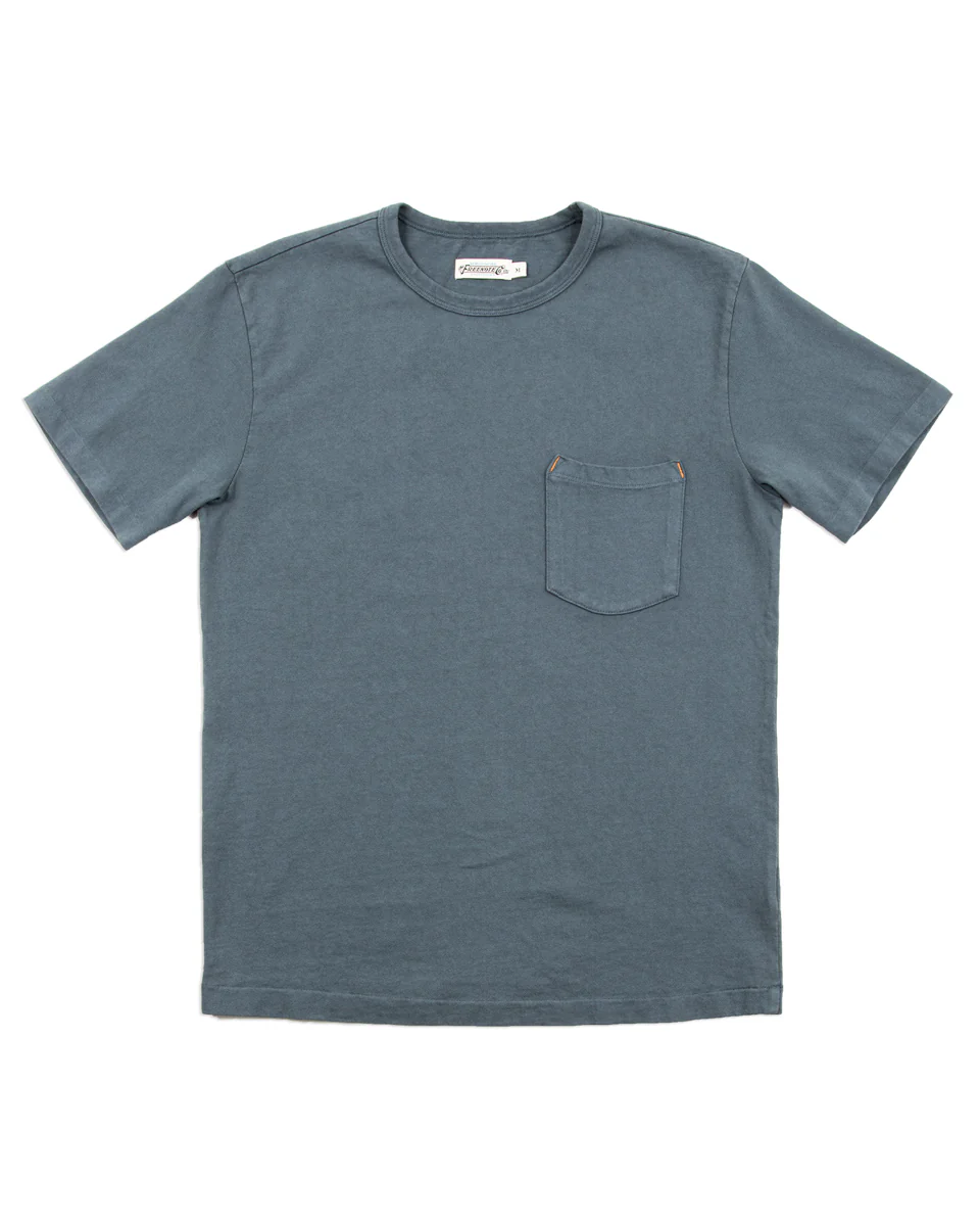 13oz Shifter Tee - Faded Blue