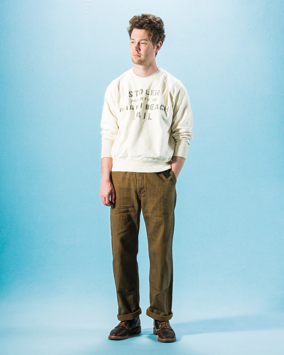 Ortega Pant - Brown Herringbone Dobby 3 Ortega Pant - Brown Herringbone Dobby