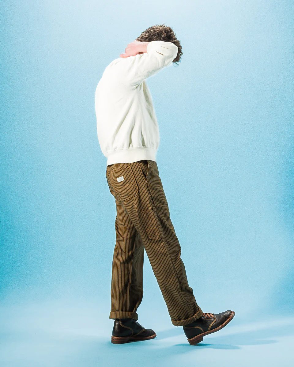 Ortega Pant - Brown Herringbone Dobby 5 Ortega Pant - Brown Herringbone Dobby