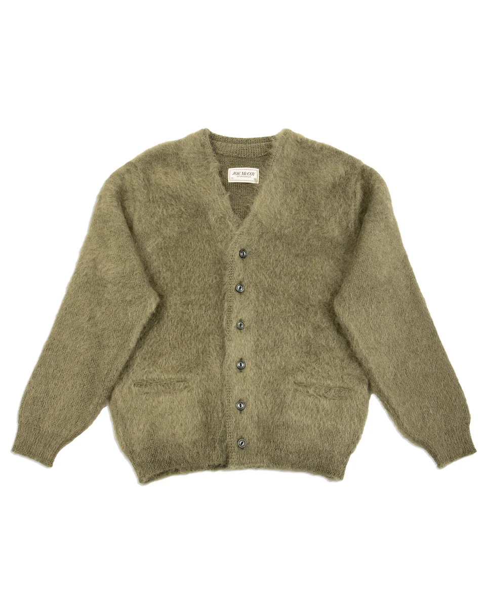 Joe McCoy Mohair Cardigan - Mint