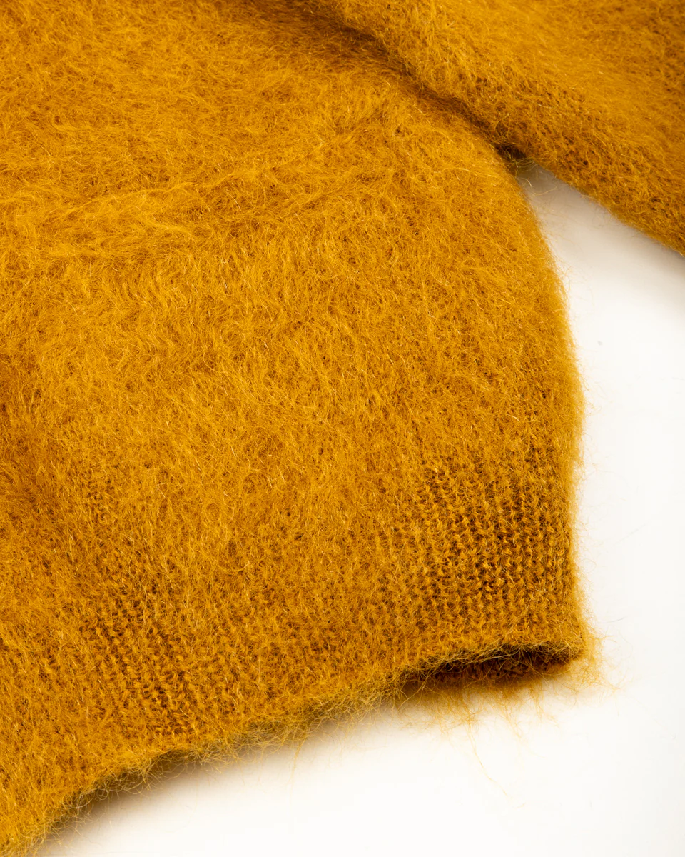Joe McCoy Mohair Cardigan - Mustard 10 Joe McCoy Mohair Cardigan - Mustard