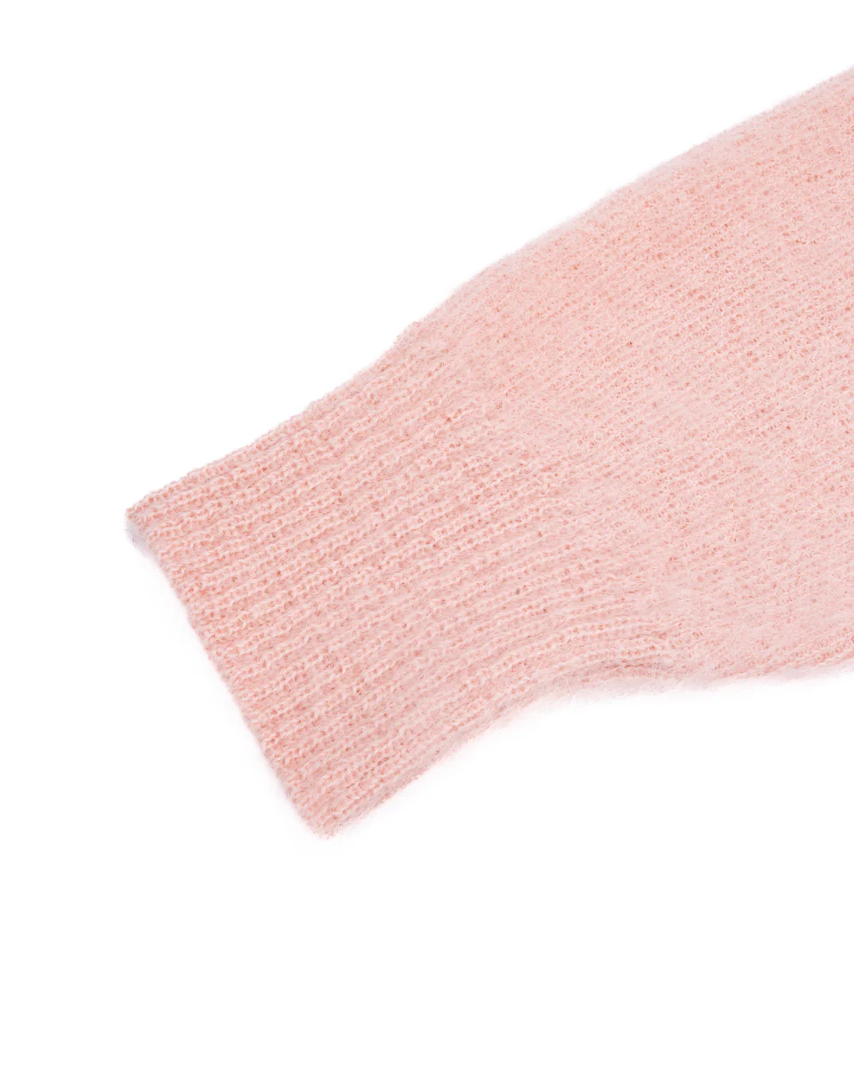 Joe McCoy Mohair V-Neck Sweater - Flamingo 10 Joe McCoy Mohair V-Neck Sweater - Flamingo