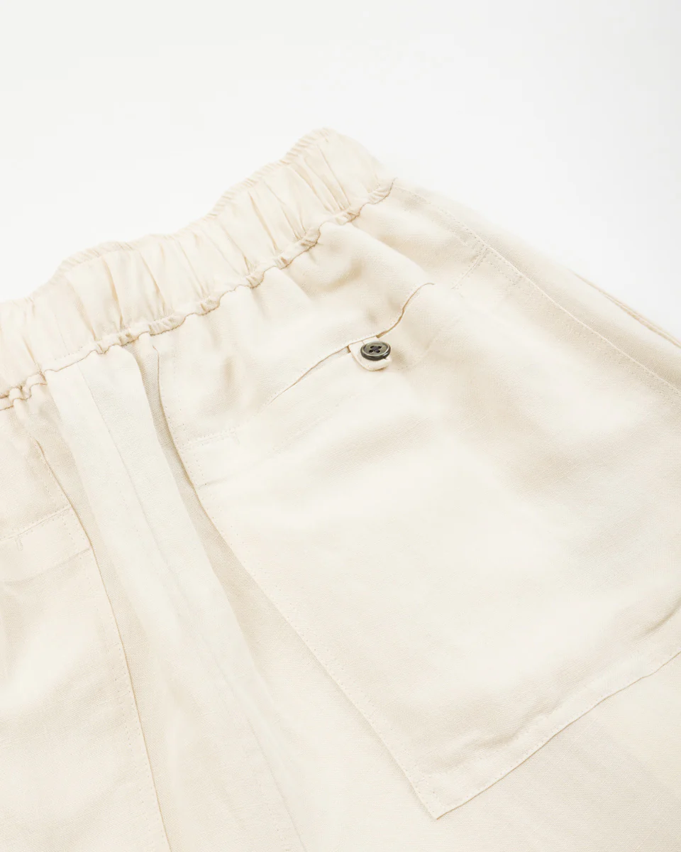 Bamboo Linen Easy Trousers - Beige 10 Bamboo Linen Easy Trousers - Beige