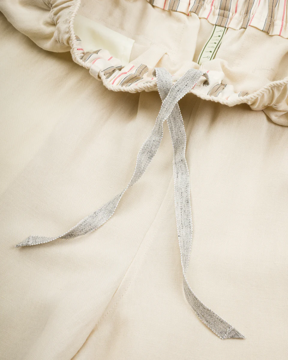 Bamboo Linen Easy Trousers - Beige 8 Bamboo Linen Easy Trousers - Beige