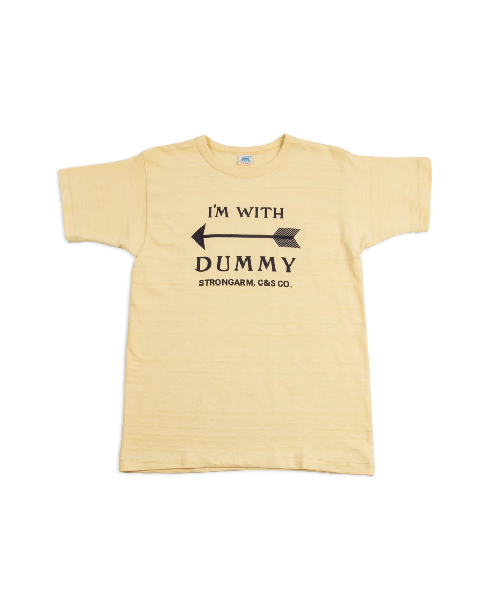 I'm with Dummy T-Shirt - Yellow 1 I'm with Dummy T-Shirt - Yellow