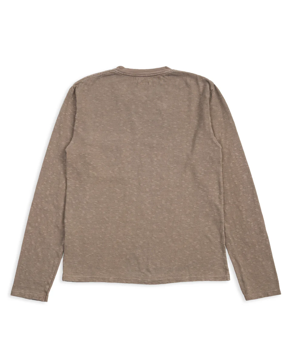 AMUSE Knit Pocket Long Sleeve T - Charcoal 2 AMUSE Knit Pocket Long Sleeve T - Charcoal
