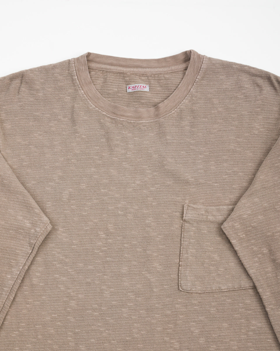 AMUSE Knit Pocket Long Sleeve T - Charcoal 7 AMUSE Knit Pocket Long Sleeve T - Charcoal
