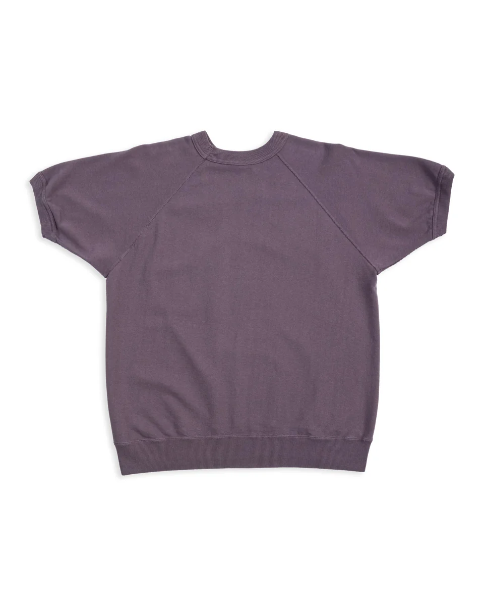Lot 4105 Loopwheel Short Sleeve Pocket Sweatshirt - Navy 2 Lot 4105 Loopwheel Short Sleeve Pocket Sweatshirt - Navy