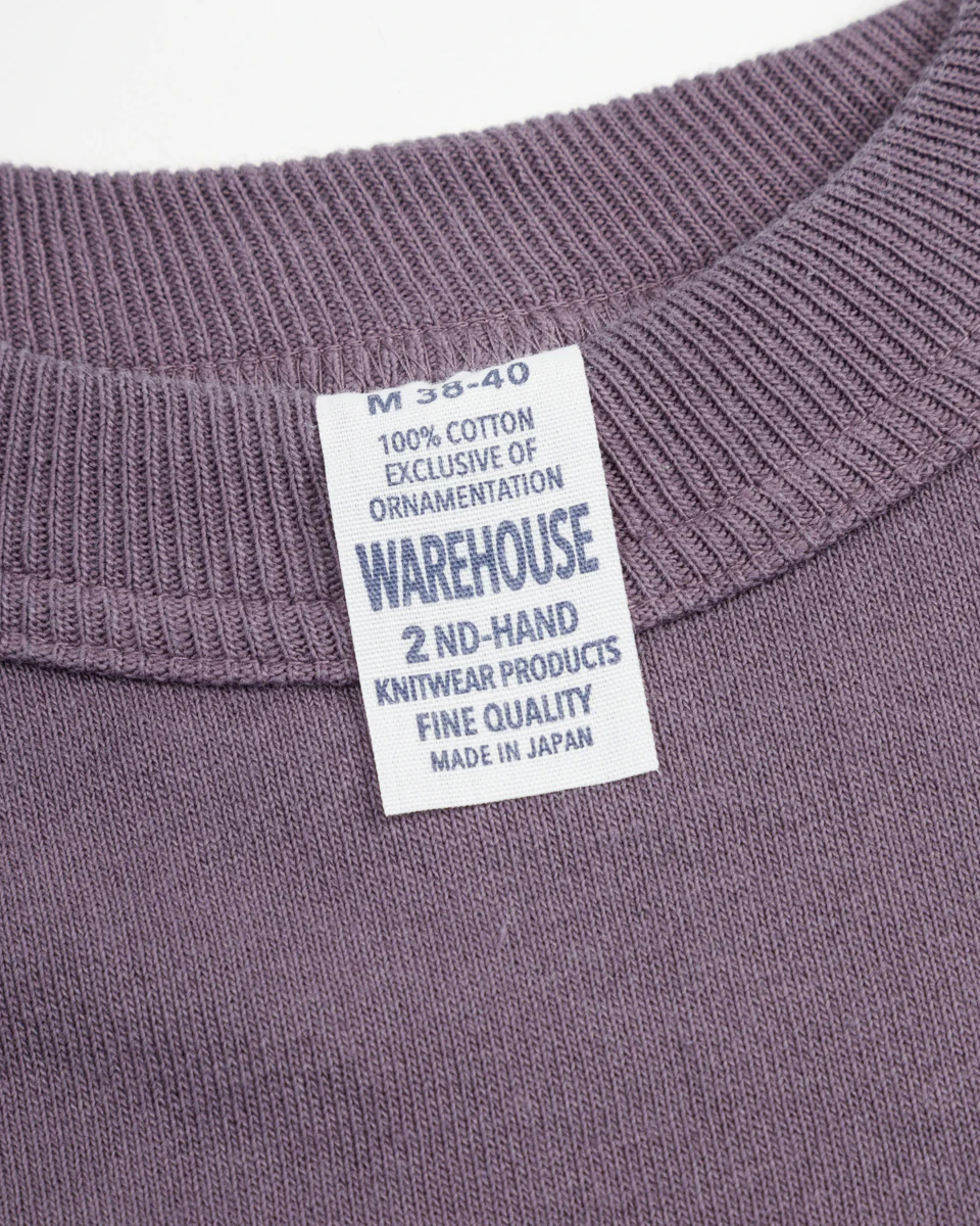 Lot 4105 Loopwheel Short Sleeve Pocket Sweatshirt - Navy 3 Lot 4105 Loopwheel Short Sleeve Pocket Sweatshirt - Navy
