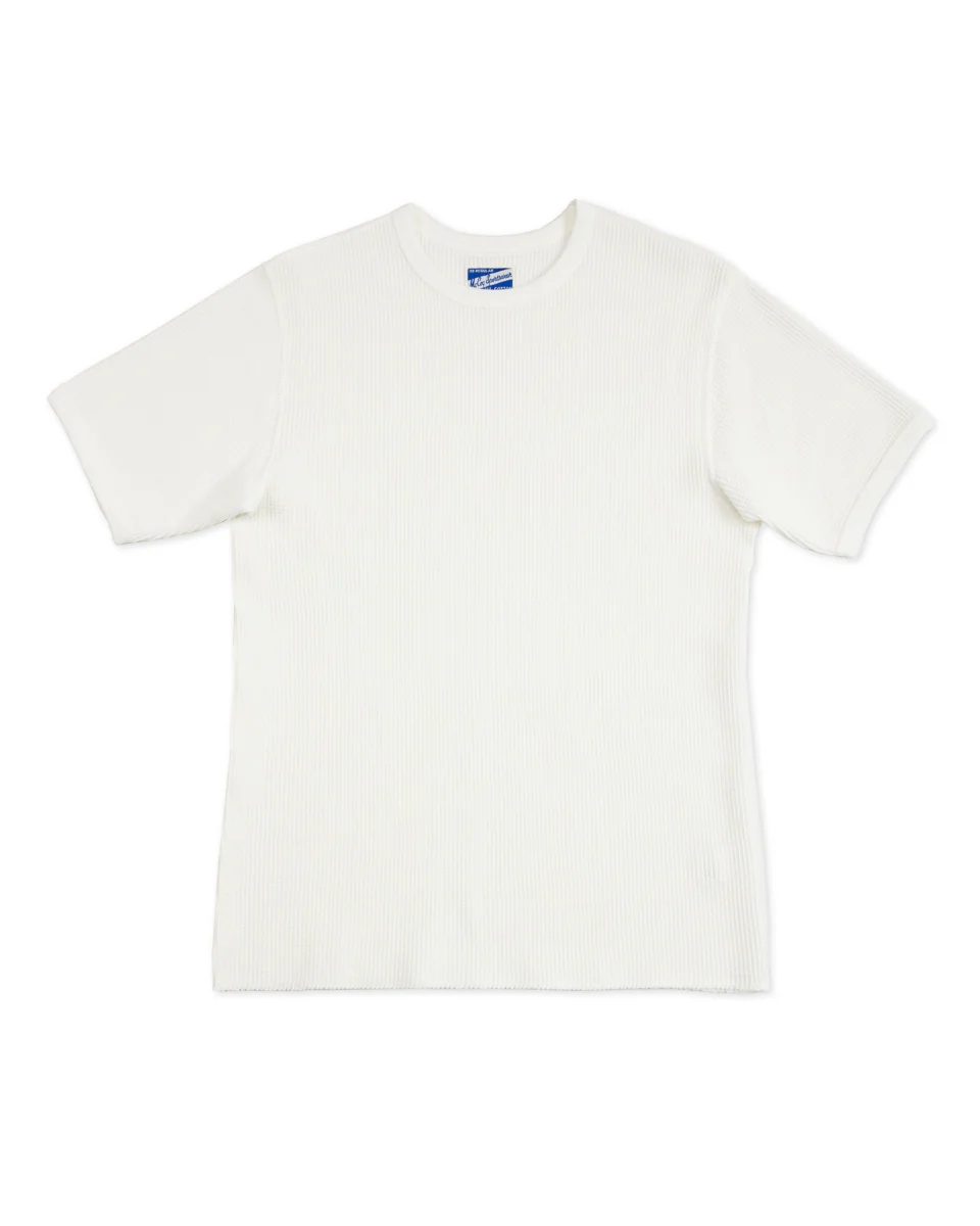 Waffle Thermal Shirt S/S - White 1 Waffle Thermal Shirt S/S - White
