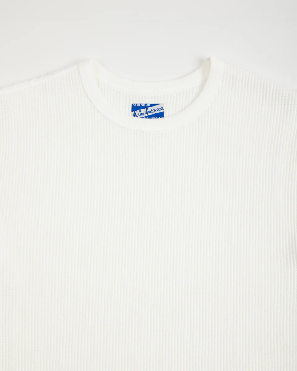 Waffle Thermal Shirt S/S - White 7 Waffle Thermal Shirt S/S - White