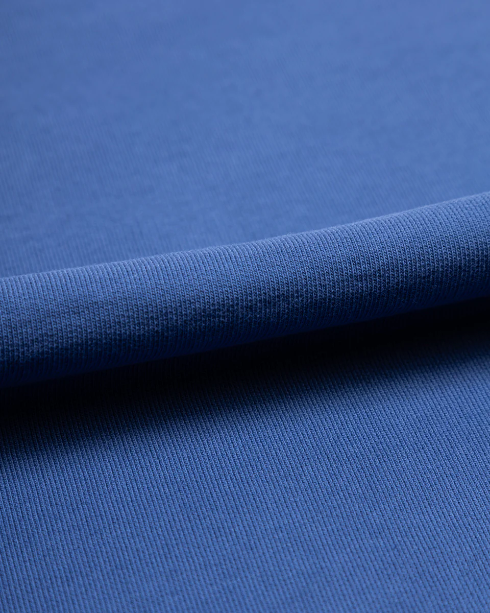 French Terry Cropped Sweat Shirt - Navy 9 French Terry Cropped Sweat Shirt - Navy