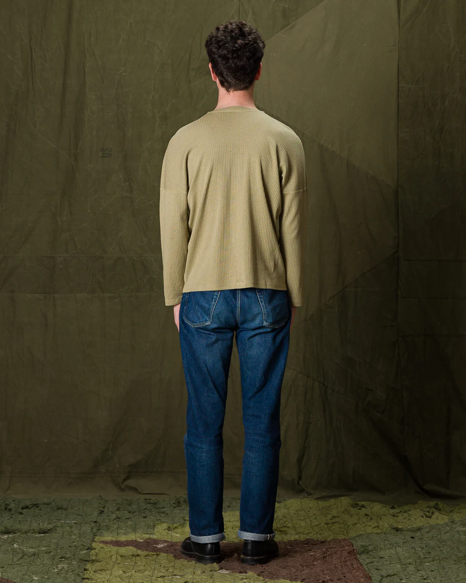 Extra Cotton Rib Crewneck L/S - Olive 5 Extra Cotton Rib Crewneck L/S - Olive