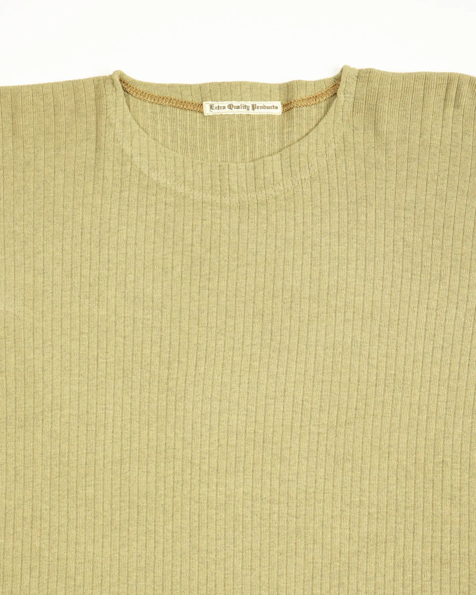 Extra Cotton Rib Crewneck L/S - Olive 6 Extra Cotton Rib Crewneck L/S - Olive