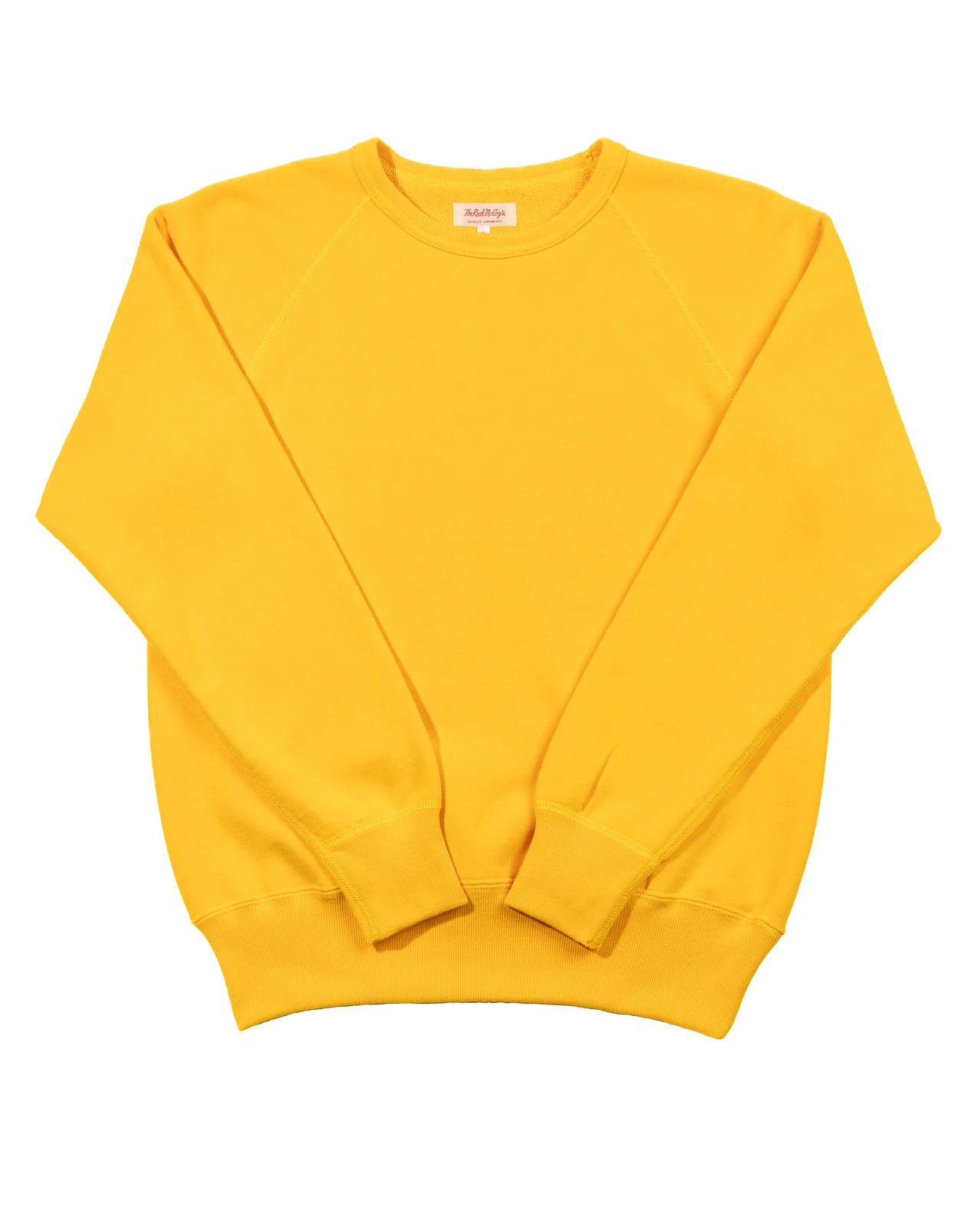 9oz Loopwheel Raglan Sleeve Sweatshirt - Yellow