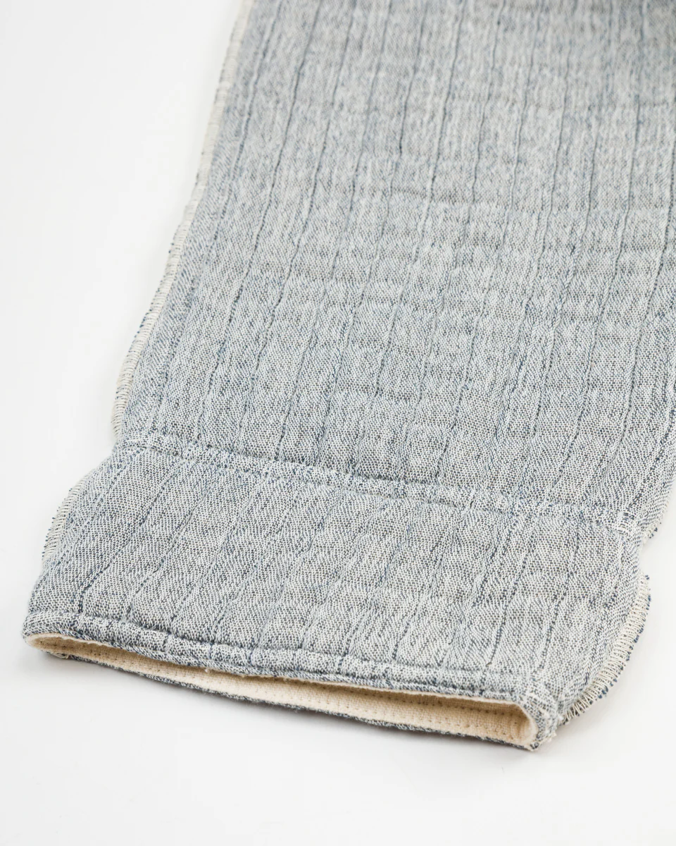 Together Quilted Sweatshirt - Natural/Indigo 11 Together Quilted Sweatshirt - Natural/Indigo