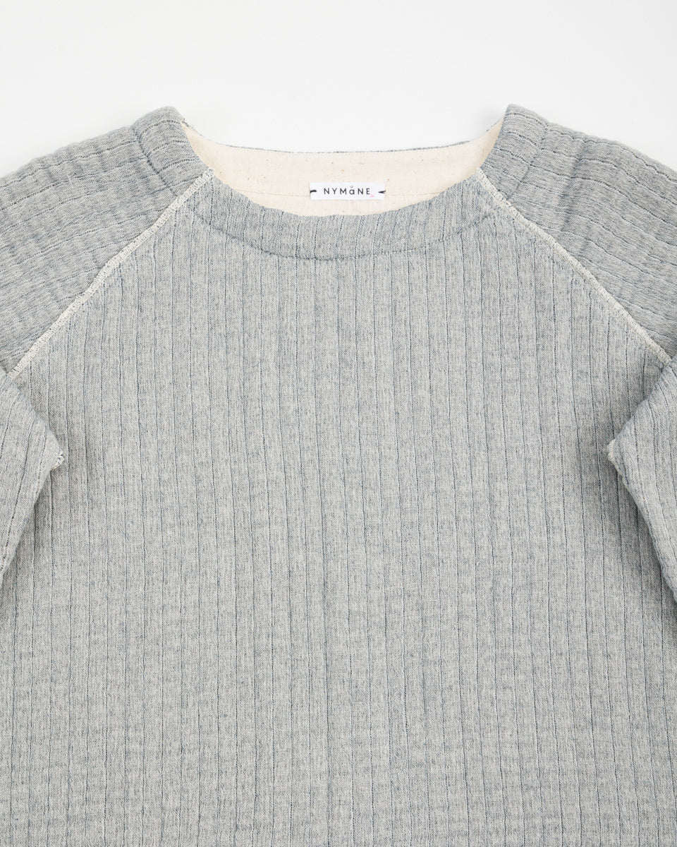 Together Quilted Sweatshirt - Natural/Indigo 8 Together Quilted Sweatshirt - Natural/Indigo