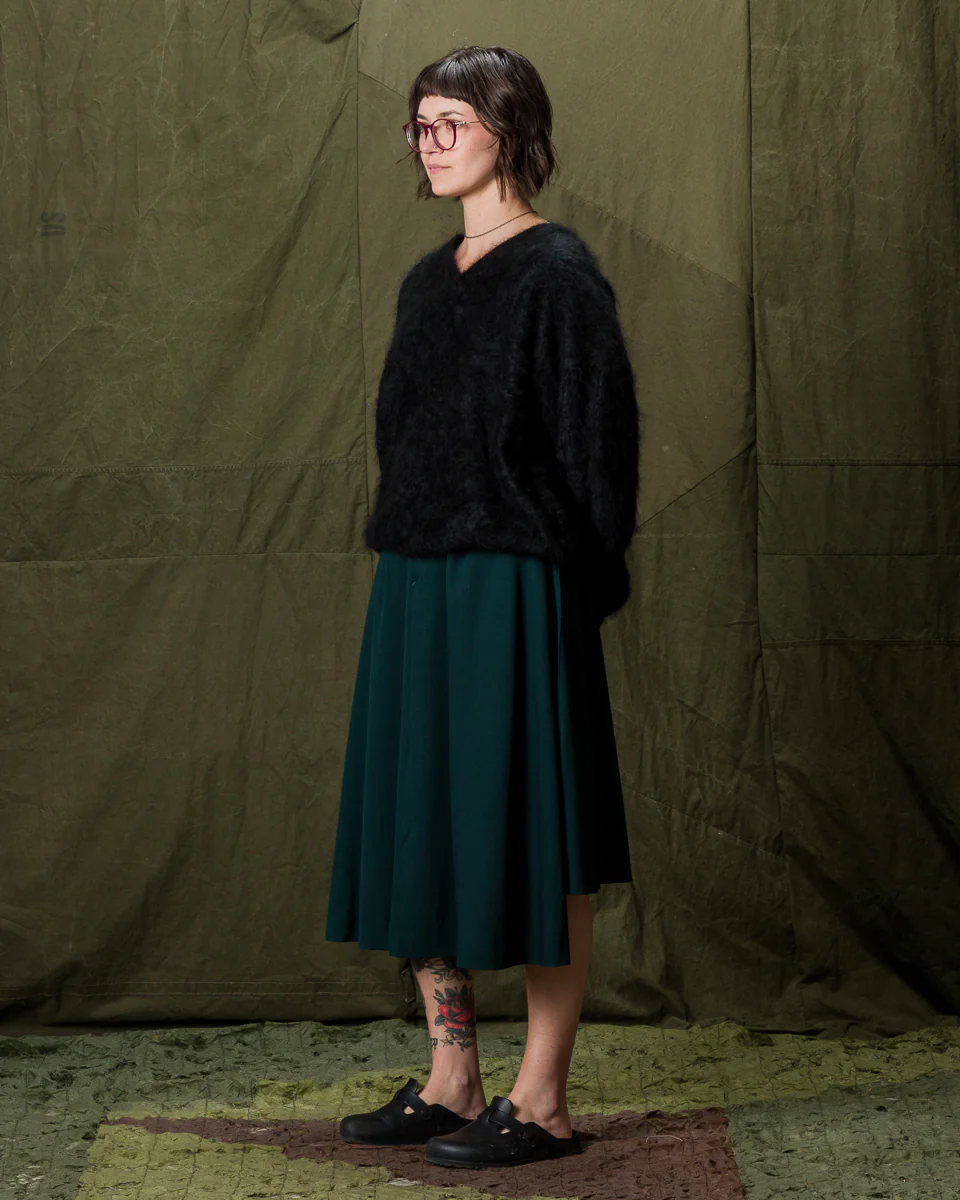 Fur Cashmere V Pullover - Black 10 6 Fur Cashmere V Pullover - Black 10