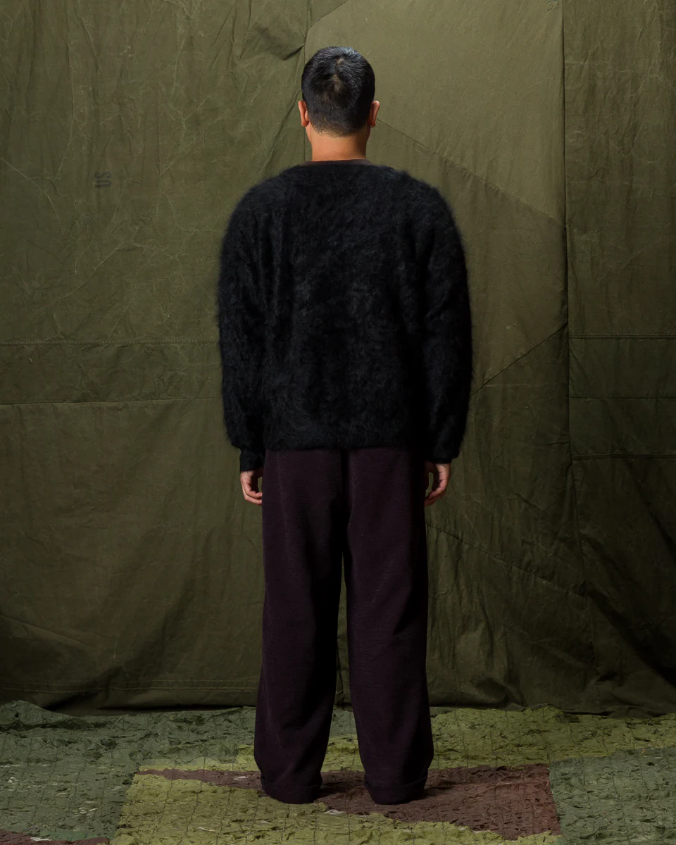 Fur Cashmere V Pullover - Black 10 7 Fur Cashmere V Pullover - Black 10