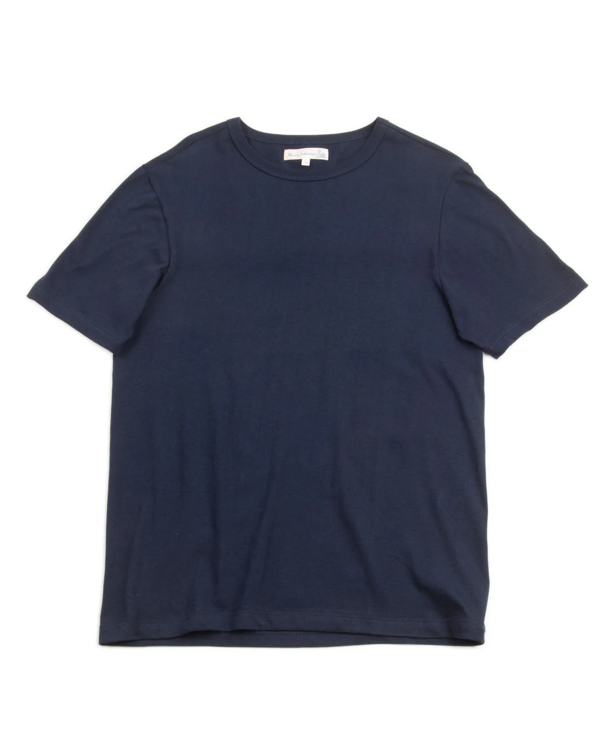 1950s Lightweight Loopwheeled Tee - Ink Blue 1 1950s Lightweight Loopwheeled Tee - Ink Blue
