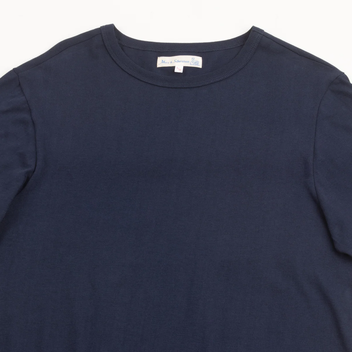 1950s Lightweight Loopwheeled Tee - Ink Blue 6 1950s Lightweight Loopwheeled Tee - Ink Blue
