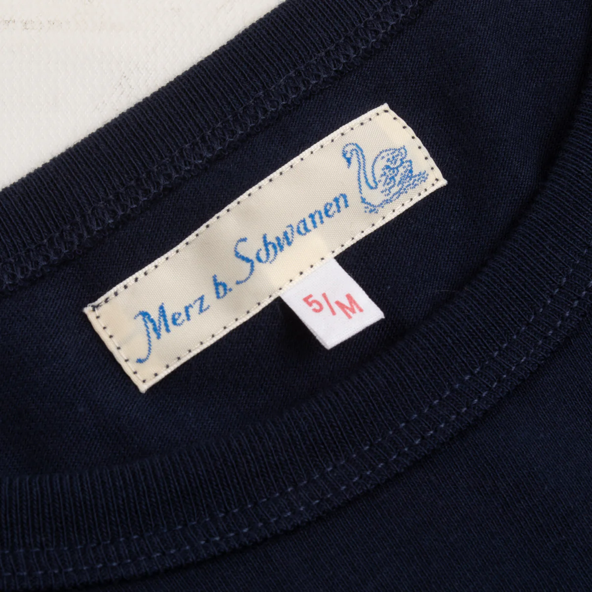 1950s Lightweight Loopwheeled Tee - Ink Blue 8 1950s Lightweight Loopwheeled Tee - Ink Blue