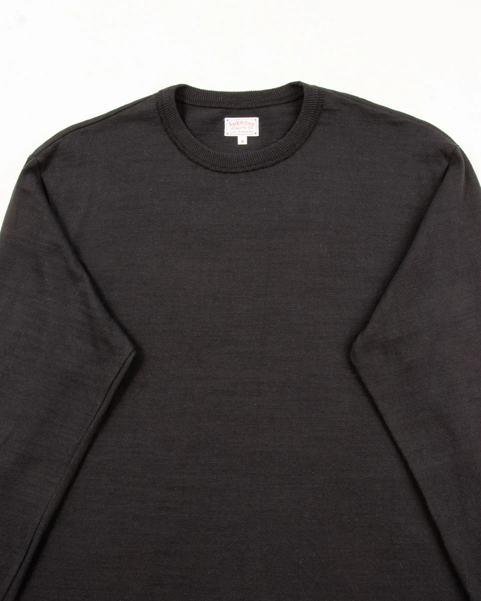 Loopwheeled Athletic Longsleeve Tee - Black 8 Loopwheeled Athletic Longsleeve Tee - Black