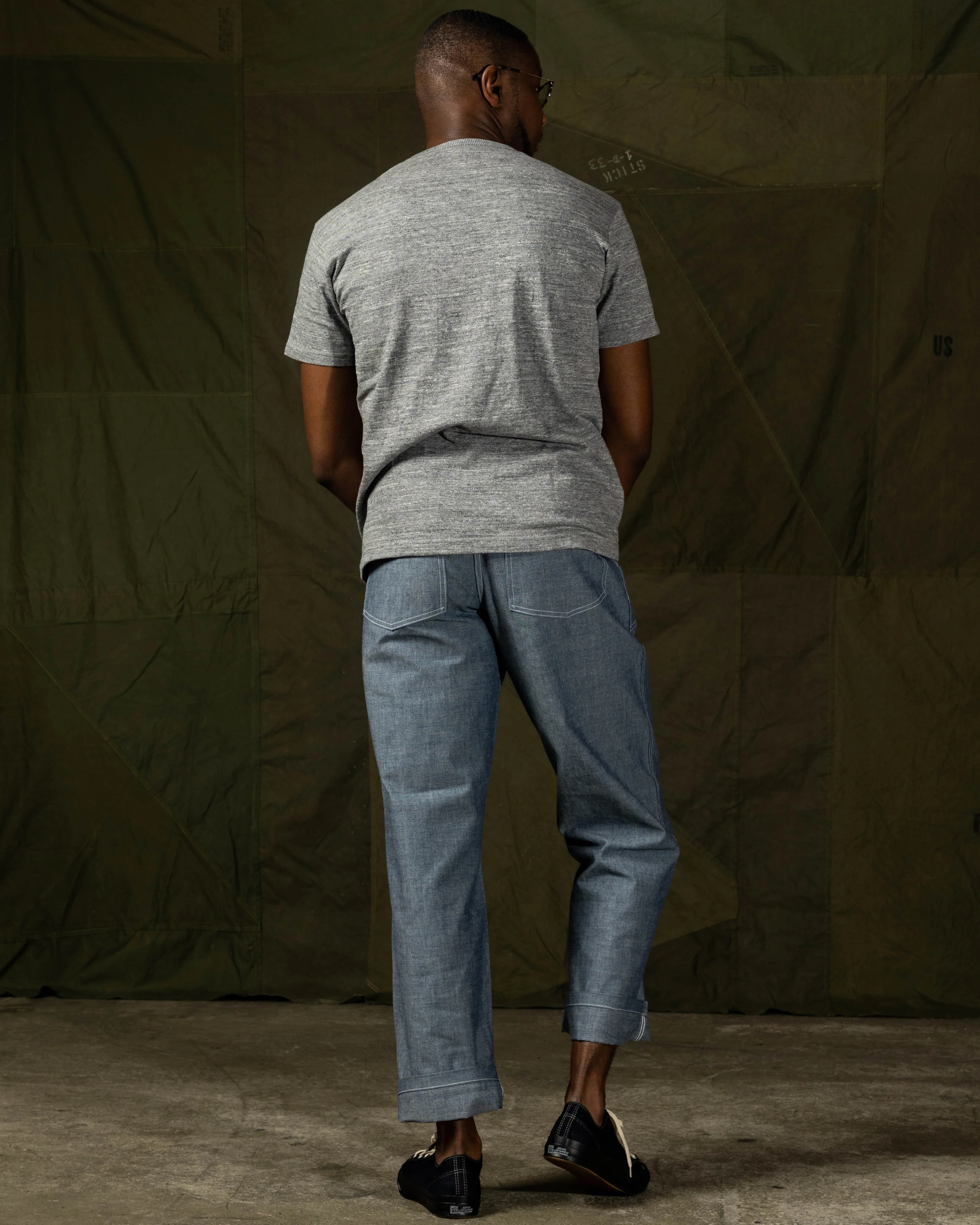 Loopwheeled Athletic Tee - Gray 7 Loopwheeled Athletic Tee - Gray
