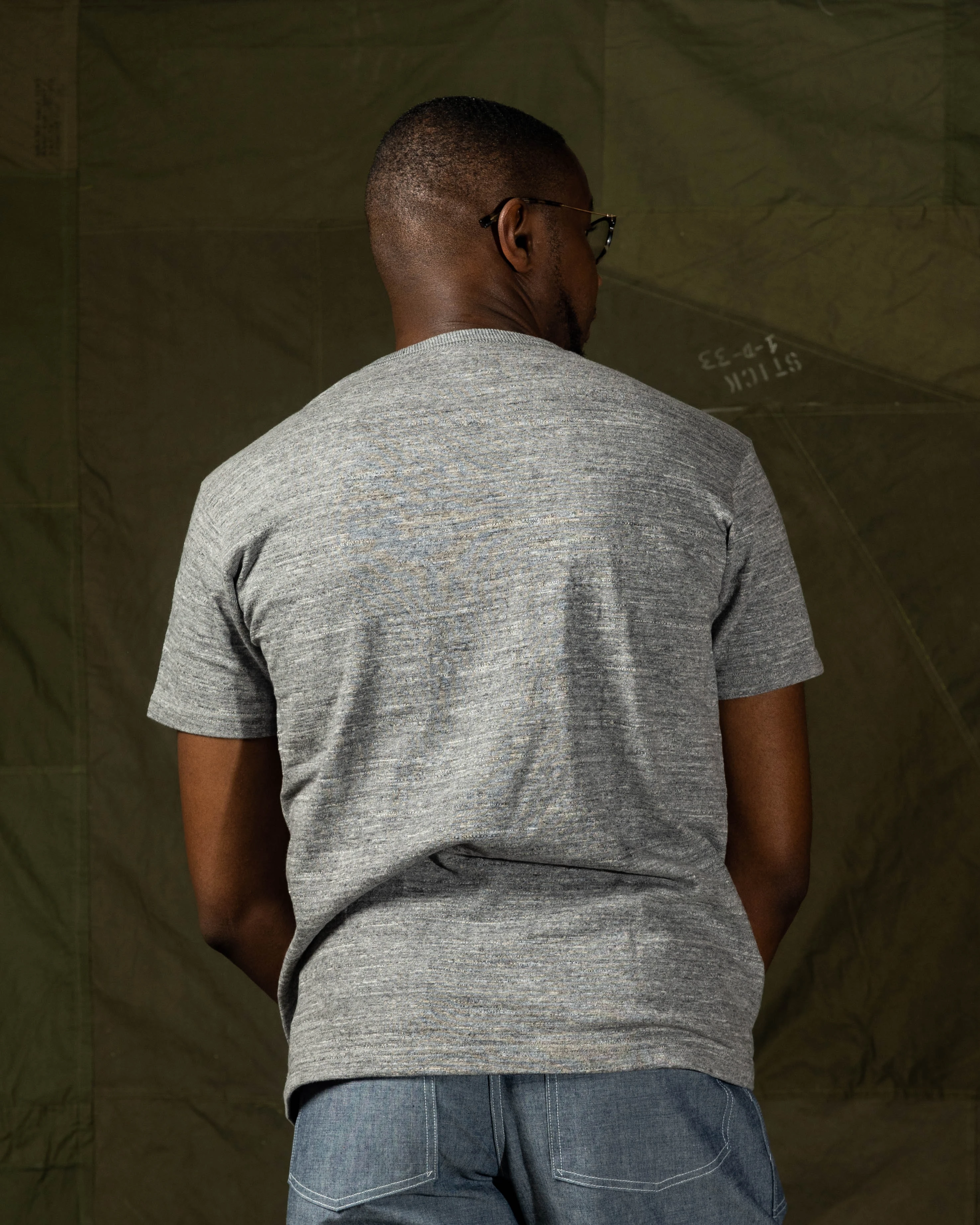 Loopwheeled Athletic Tee - Gray 8 Loopwheeled Athletic Tee - Gray