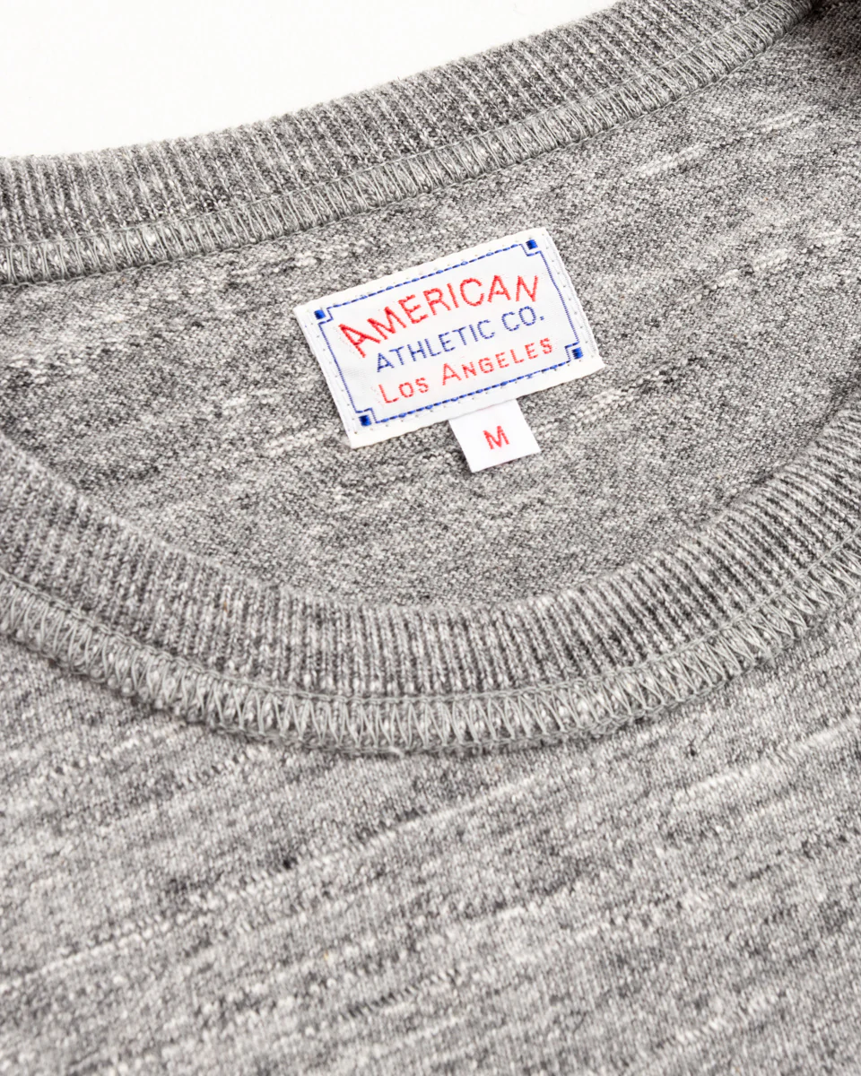 Loopwheeled Athletic Tee - Gray 9 Loopwheeled Athletic Tee - Gray