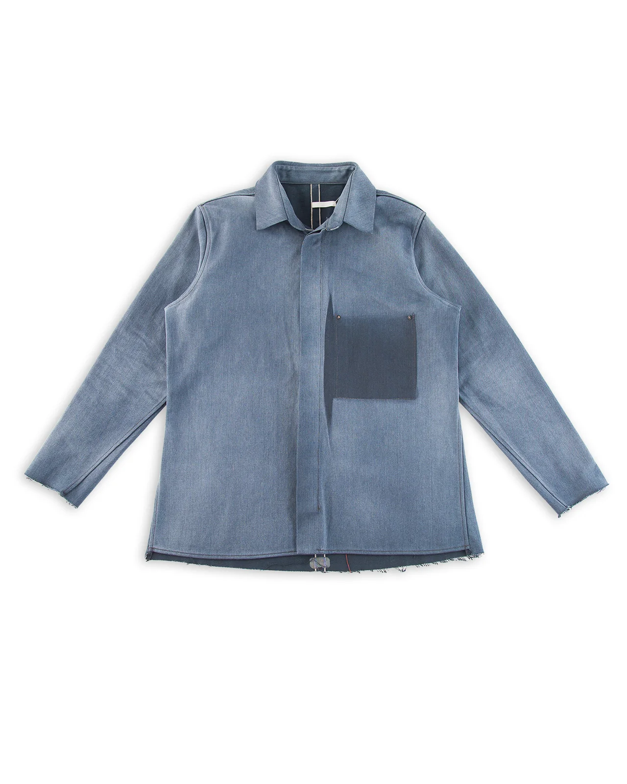 Rincon Button Up - Italian Palmetto Bluey
