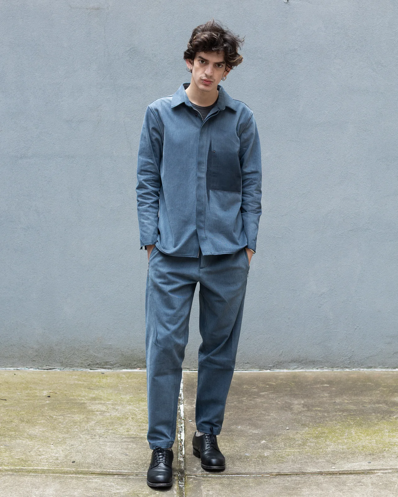 Rincon Button Up - Italian Palmetto Bluey 3 Rincon Button Up - Italian Palmetto Bluey