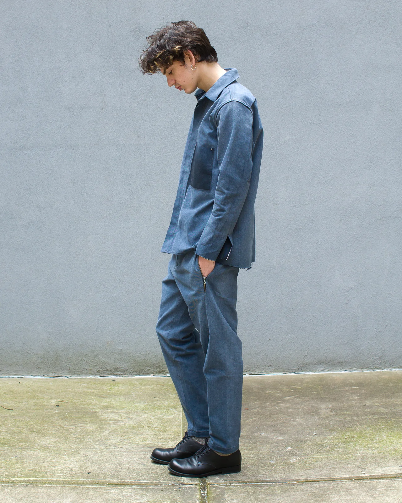 Rincon Button Up - Italian Palmetto Bluey 4 Rincon Button Up - Italian Palmetto Bluey