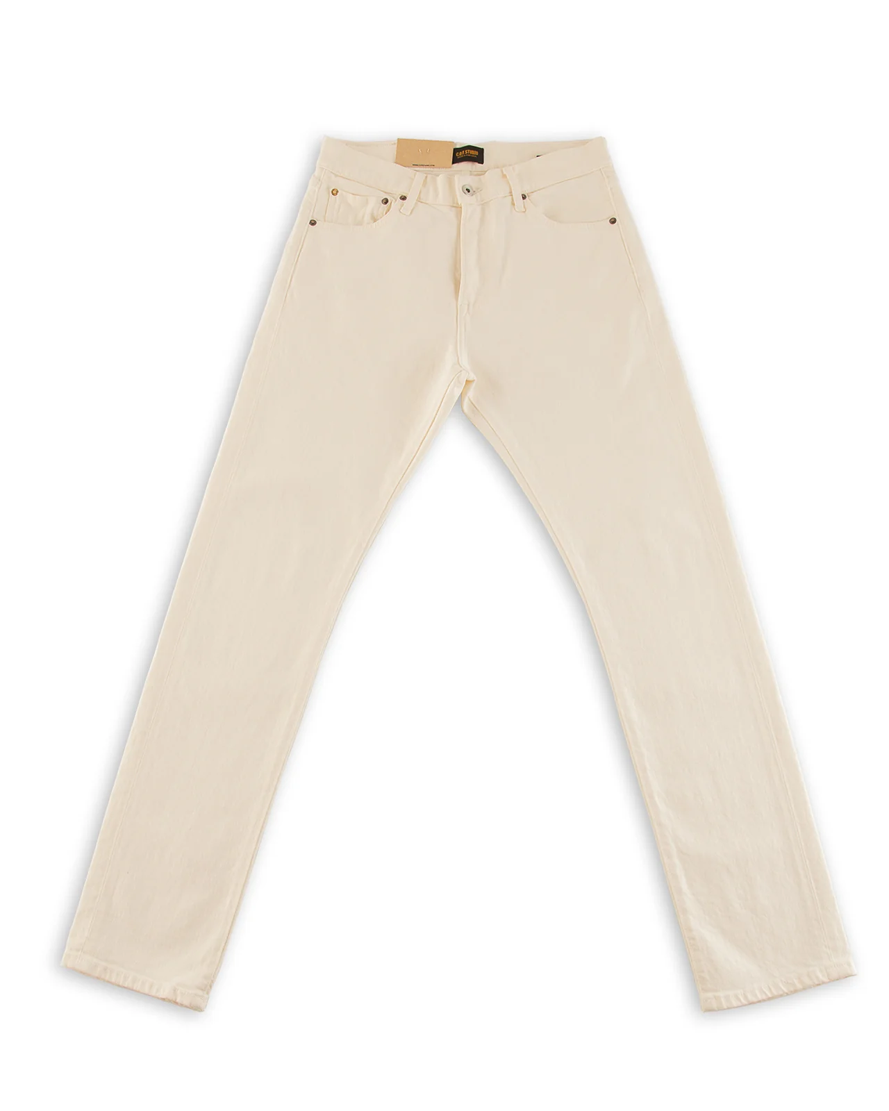 M8 Straight Fit - Organic Ecru Stone Wash