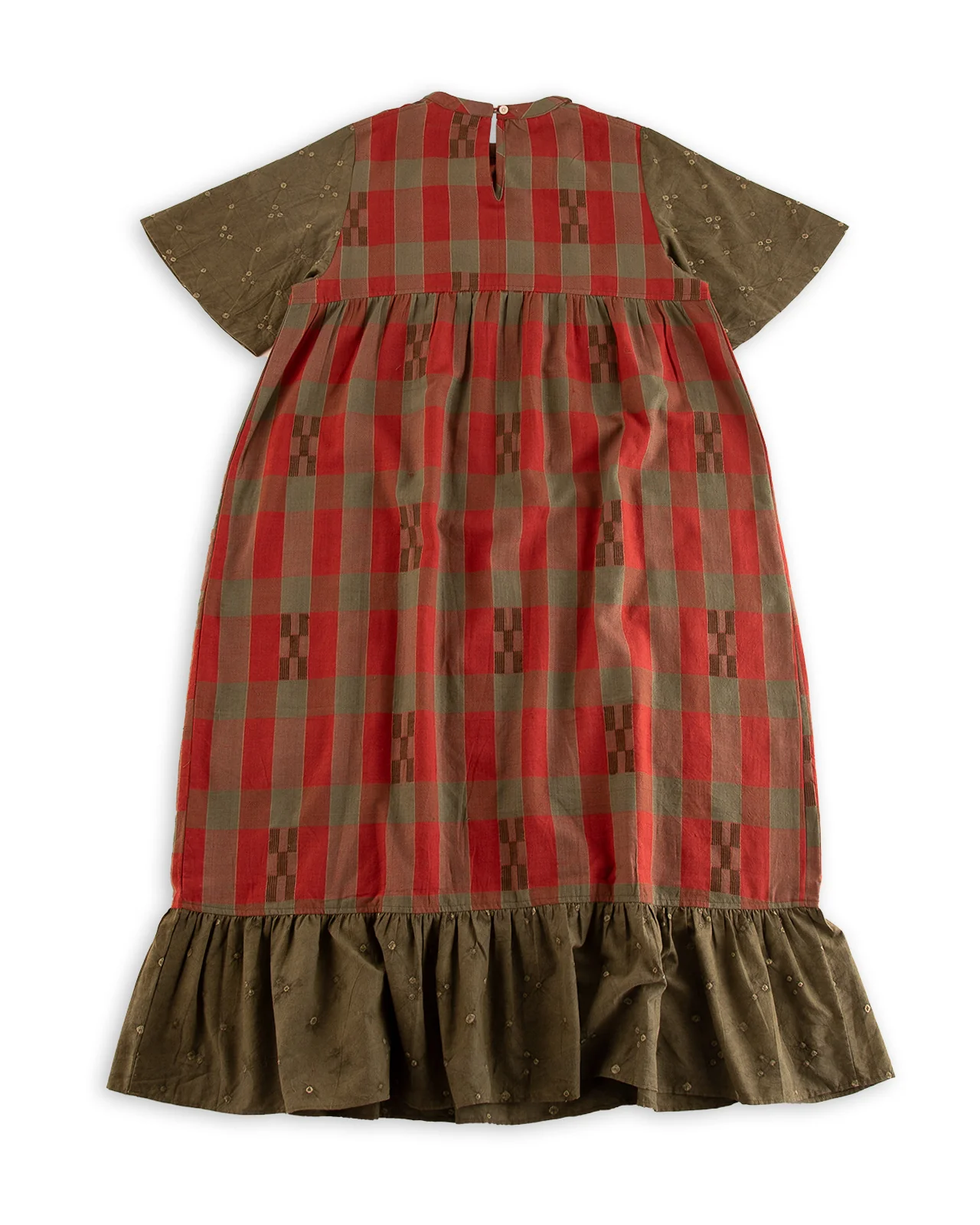 W'menswear x Kardo Summer Fortune Pocket Dress - Red/Green Cotton 2 W'menswear x Kardo Summer Fortune Pocket Dress - Red/Green Cotton