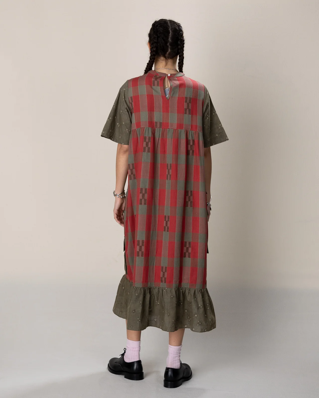 W'menswear x Kardo Summer Fortune Pocket Dress - Red/Green Cotton 5 W'menswear x Kardo Summer Fortune Pocket Dress - Red/Green Cotton