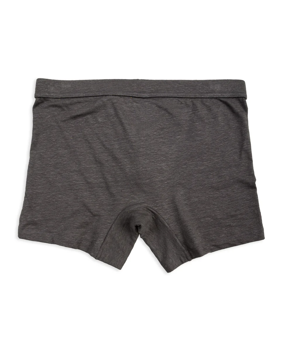 Cervin Boxer Briefs - Anthracite Linen Jersey 2 Cervin Boxer Briefs - Anthracite Linen Jersey