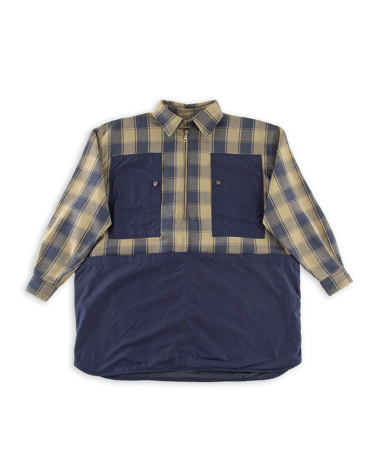 Mechanical Aid Shirt - Indigo Check 1 Mechanical Aid Shirt - Indigo Check