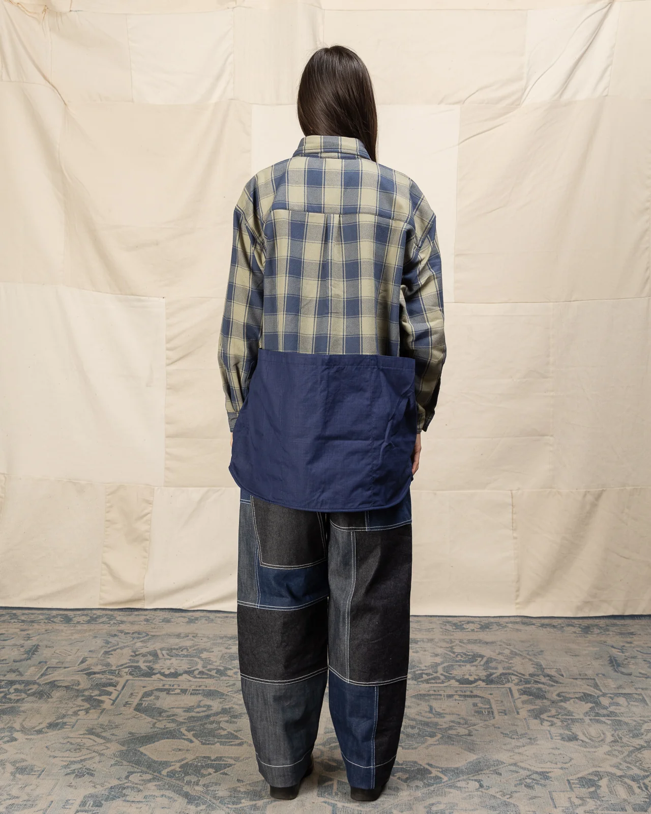 Mechanical Aid Shirt - Indigo Check 5 Mechanical Aid Shirt - Indigo Check